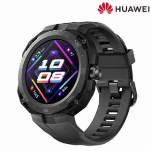 ファーウェイ WATCH GT Cyber Midnight Black 充電式クオーツ スマートウォッチ メンズ レディース Bluetooth HUAWEI ARNOLD-B19-BK デジ