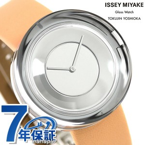 【2日間限定★400円OFFクーポン】 イッセイミヤケ ガラスウォッチ 日本製 腕時計 NYAH003 ISSEY MIYAKE シルバー ライトブラウン