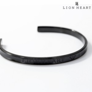 ライオンハート バングル メンズ ブランド LION HEART ステンレススチール LHMB002N ブラック アクセサリー