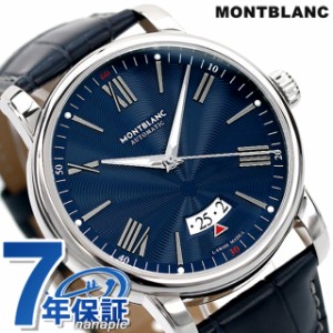 モンブラン 4810 自動巻き 腕時計 メンズ 革ベルト MONTBLANC 119960 アナログ ネイビー スイス製