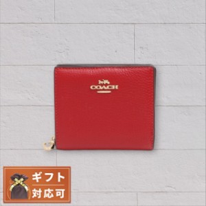 コーチ COACH 二つ折り財布 C2862-IMF8Q レッド