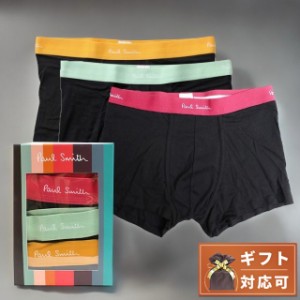 ポールスミス PAUL SMITH ボクサーパンツ 3枚セット M1A-914C-E3PCKU-79-L メンズ ブラック 下着