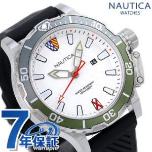 ノーティカ グレンロック ラグーン 46mm フラッグ クオーツ メンズ 腕時計 NAPGLS112 NAUTICA グレー ブラック 黒