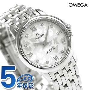 【2日間限定★全品400円OFFクーポン】 オメガ デビル プレステージ 27.4MM ダイヤモンド 424.10.27.60.52.001 OMEGA レディース 腕時計 