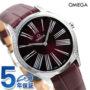 オメガ デビル トレゾア 36mm ダイヤモンド レディース 腕時計 428.18.36.60.11.001 OMEGA レッド