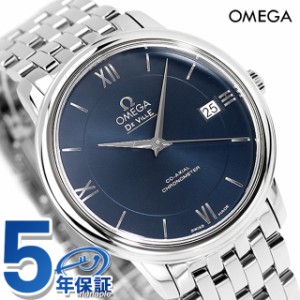 オメガ デビル プレステージ 39.5mm 自動巻き ダークブルー 424.10.40.20.03.001 OMEGA メンズ 腕時計 時計