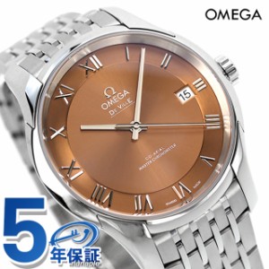 オメガ デビル アワービジョン 41mm 自動巻き 腕時計 ブランド メンズ OMEGA 433.10.41.21.10.001 アナログ ブラウン スイス製