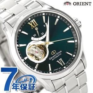 オリエントスター 腕時計 メンズ ORIENT STAR 日本製 自動巻き オープンハート コンテンポラリー RK-AT0003E グリーン 時計