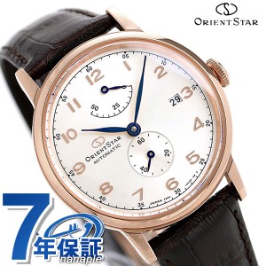 オリエントスター 腕時計 Orient Star クラシック パワーリザーブ 38mm 自動巻き RK-AW0003S メンズ 革ベルト 時計