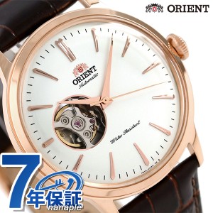 オリエント クラシック セミスケルトン 40.5mm 自動巻き RN-AG0004S 腕時計 メンズ シルバー×ダークブラウン ORIENT CLASSIC