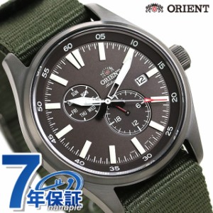 オリエント スポーツ 自動巻き RN-AK0403N 腕時計 メンズ グレー×グリーン SPORTS