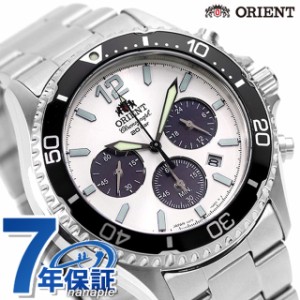 オリエント オリエントマコ ソーラーパワード 腕時計 メンズ クロノグラフ ORIENT RN-TX0203S アナログ シルバー 日本製