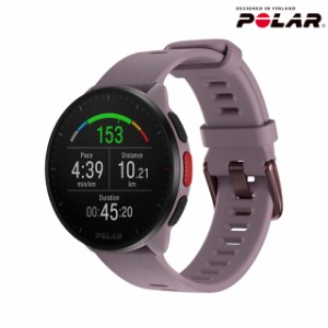 ポラール PACER ライラックパープル S-L 充電式クオーツ スマートウォッチ メンズ レディース GPS ランニングウォッチ Bluetooth POLAR 9