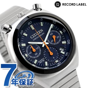 シチズン レコードレーベル ツノクロノ 流通限定モデル クロノグラフ メンズ レディース 腕時計 AN3660-81L CITIZEN