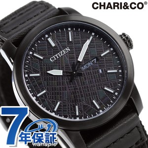 【カラビナ付】 シチズン レコードレーベル CHARI＆COコラボ 流通限定モデル エコドライブ メンズ 腕時計 BM8477-12E CITIZEN RECORD LAB