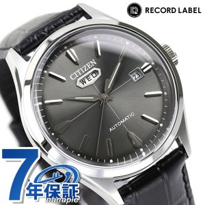 シチズン レコードレーベル C7 シーセブン 自動巻き メンズ 腕時計 NH8390-20H CITIZEN RECORD LABEL ブラック