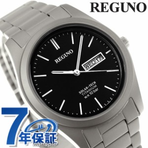 【2日間限定★全品400円OFFクーポン】 シチズン レグノ ソーラー メンズ 腕時計 KM1-415-51 CITIZEN REGUNO ブラック