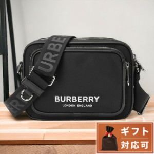 バーバリー BURBERRY 8049094 A1189 ロゴプリント パディバッグ ショルダーバッグ ブラック メンズ ユニセックス ML PADDY PN9