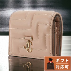 【2日間限定★400円OFFクーポン】 ジミーチュウ JIMMY CHOO HANNE NBA BALLET PINK LIGHT GOLD ハンネ アヴェニュー アベニュー 二つ折り