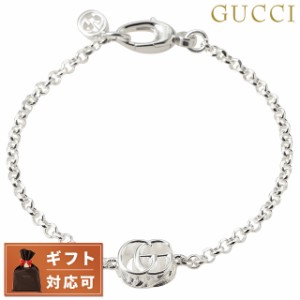 グッチ GUCCI 770756 J8400 8106 19cm GGマーモント ダブルG ブレスレット 19cm シルバー レディース メンズ ユニセックス アクセサリー 