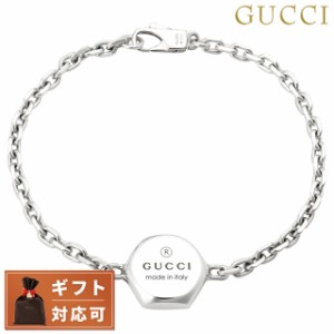 グッチ GUCCI 779169 J8400 8106 17cm トレードマーク エングレービング ブレスレット 17cm シルバー レディース メンズ ユニセックス ア