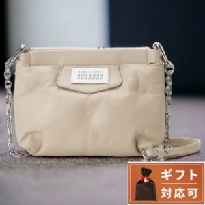 メゾンマルジェラ MAISON MARGIELA S56WF0161 P4300 T2086 グラムスラム ミニ ショルダーバッグ クラッチバッグ アーモンドベージュ レデ