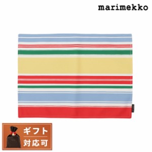 マリメッコ marimekko 072347 105 パラーティ プレイスマット ランチョンマット マルチカラーストライプ レディース ユニセックス Paraat