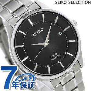 セイコー 日本製 ソーラー メンズ 腕時計 SBPX103 SEIKO ブラック