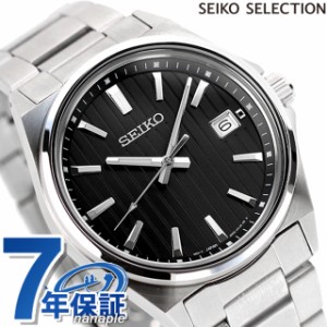 セイコーセレクション Sシリーズ クオーツ 腕時計 ブランド メンズ 流通限定モデル SEIKO SELECTION SBTH005 アナログ ブラック 黒