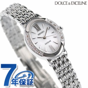 SEIKO エクセリーヌ ソーラー レディース SWCQ047 DOLCE＆EXCELINE 腕時計 ホワイト