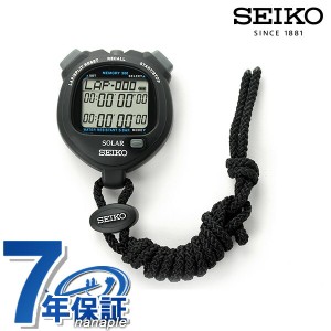 セイコー ストップウォッチ スタンダード ソーラー SVAJ001 SEIKO STOPWATCH ブラック