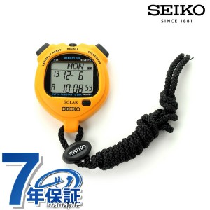 【2日間限定★全品400円OFFクーポン】 セイコー ストップウォッチ スタンダード ソーラー SVAJ003 SEIKO STOPWATCH イエロー