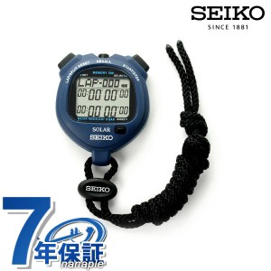 【2日間限定★全品400円OFFクーポン】 セイコー ストップウォッチ スタンダード ソーラー SVAJ005 SEIKO STOPWATCH ネイビー