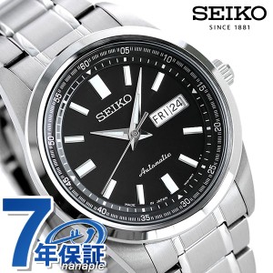 セイコー メカニカル メンズ 腕時計 SEIKO Mechanical 自動巻き SARV003 ブラック 時計