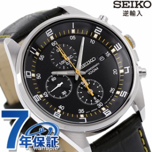 セイコー 逆輸入 海外モデル 高速クロノグラフ 腕時計 SNDC89P2（SNDC89PD） SEIKO ブラック