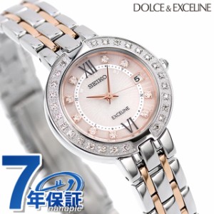 【2日間限定★全品400円OFFクーポン】 セイコー エクセリーヌ 電波ソーラー プレステージライン SWCW085 SEIKO DOLCE＆EXCELINE レディー