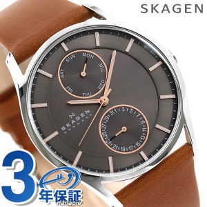 【2日間限定★400円OFFクーポン】 スカーゲン ホルスト 40mm メンズ 腕時計 SKW6086 SKAGEN グレー×ブラウン