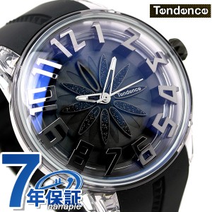 テンデンス TENDENCE メンズ レディース 腕時計 ブラック TY023007 キングドーム 花占い