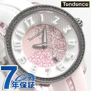 テンデンス クレイジー ミディアム 42mm レディース 腕時計 TY930065 TENDENCE ホワイト ピンク