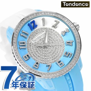 テンデンス クレイジーミディアム クオーツ 腕時計 メンズ レディース TENDENCE TY930110S アナログ シルバー ホワイト アイスブルー 白