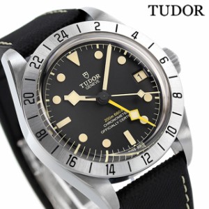 チューダー チュードル ブラックベイ プロ 自動巻き 腕時計 メンズ 革ベルト TUDOR M79470-0003 アナログ ブラック 黒 スイス製