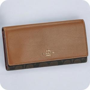 コーチ長財布ワインカラー コーチ 二つ折り財布（札入れ） 財布 レディース シグネチャー