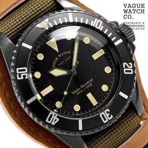 ヴァーグウォッチ ブラック サブ 40mm メンズ 腕時計 BS-L-B002 VAGUE WATCH Co.