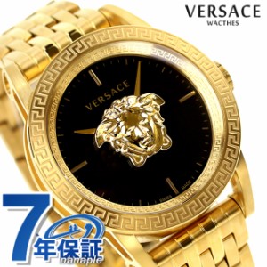 【ショッパー付】ヴェルサーチ パラッツォ エンパイア クオーツ 腕時計 ブランド メンズ VERSACE VERD00819 アナログ ブラック ゴールド 