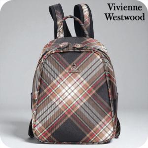 美品Vivienne Westwood青と赤のチェック柄リュック・バックパック 美品✨Vivienne Westwood青と赤のチェック柄リュック・バック
