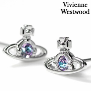 【2日間限定★400円OFFクーポン】 ヴィヴィアン ウエストウッド ピアス レディース ブランド Vivienne Westwood NANO SOLITAIRE 真鍮 ス