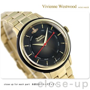 ヴィヴィアン 時計 レディース ポルトベッロ 36mm VV158BKGD Vivienne Westwood ブラック