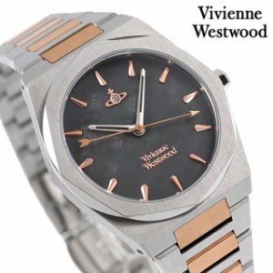 ヴィヴィアン ウエストウッド クオーツ 腕時計 レディース Vivienne Westwood VV244GYSR アナログ グレーシェル ピンクゴールド