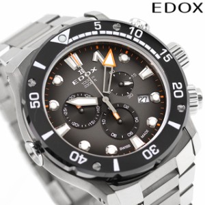 エドックス クロノオフショア1 CO-1 クオーツ 腕時計 ブランド メンズ チタン クロノグラフ EDOX 10242-TINM-GIDNO アナログ ブラック 黒