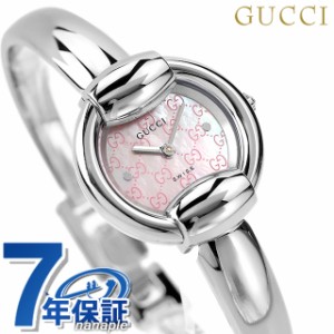 【6/13限定★1000円OFFクーポンにさらに+3倍】 グッチ バングル 時計 レディース GUCCI 腕時計 ブランド 1400 ピンクシェル YA014513